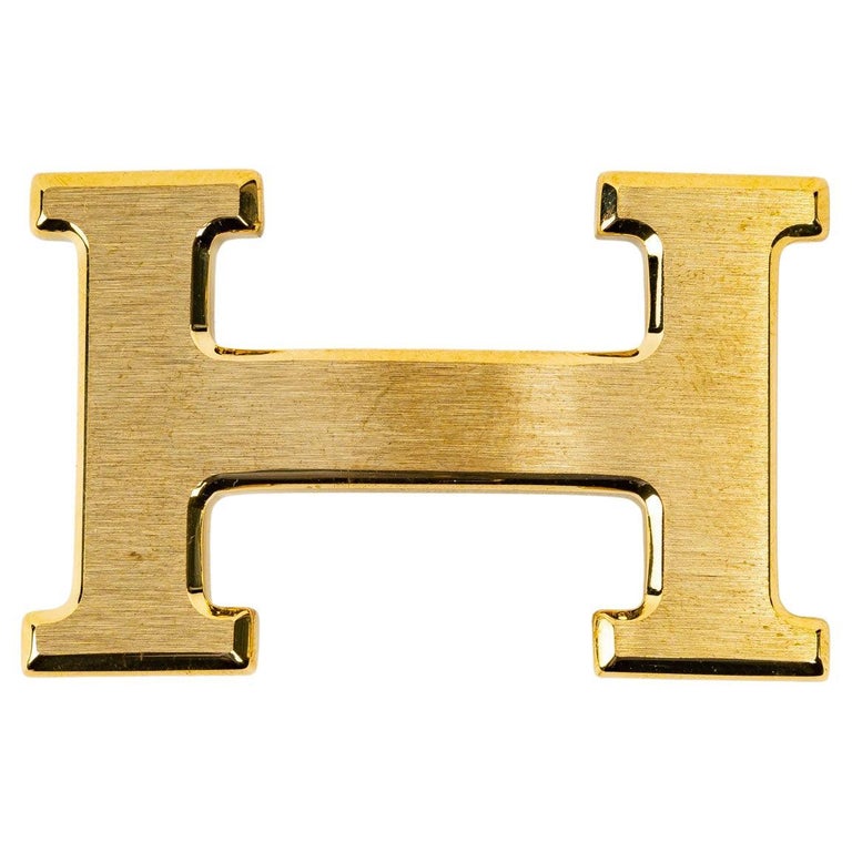 Hermes H belt buckle For Sale at 1stDibs