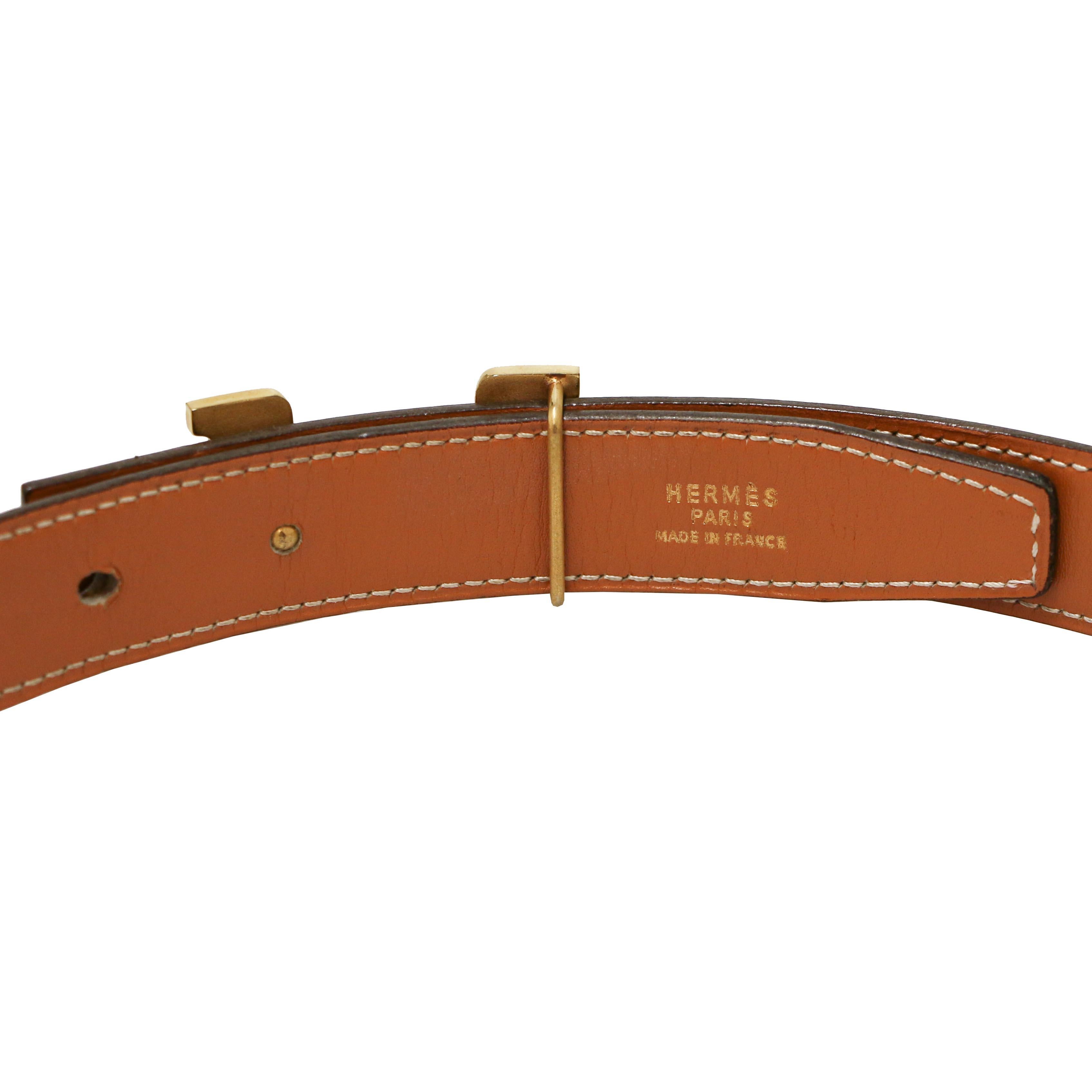 Hermès H Belt Reversible For Sale 2