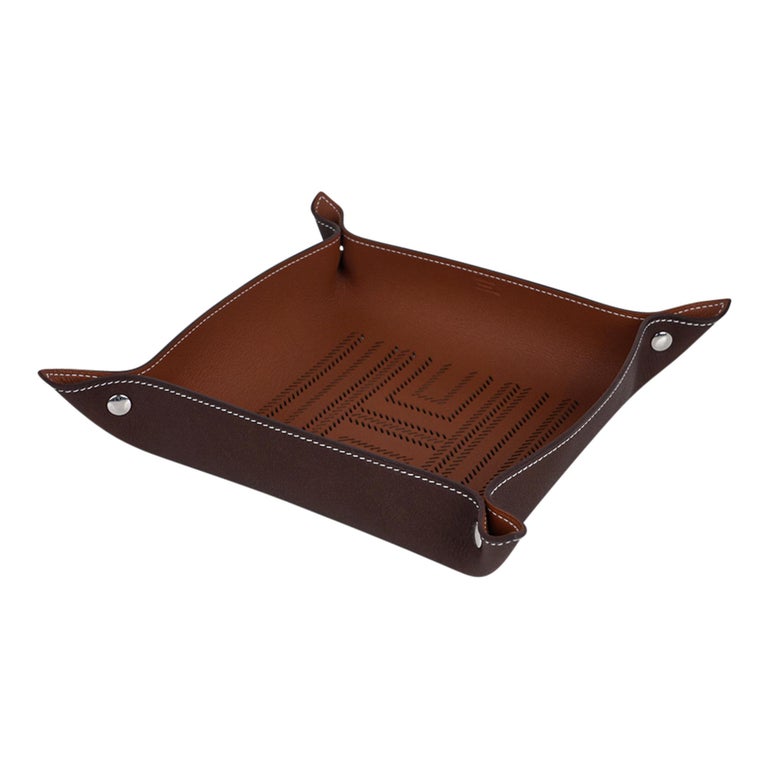 Hermes Mises et Relances Change Tray Green