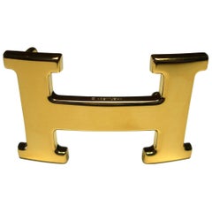 Hermès H Constance Belt Buckle Gold Plated Shiny 3.2 cm / Excellente Condition