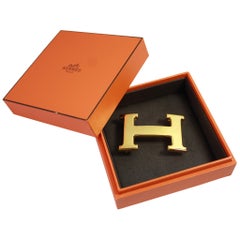 Hermes H Constance Golden Belt 32mm Buckle