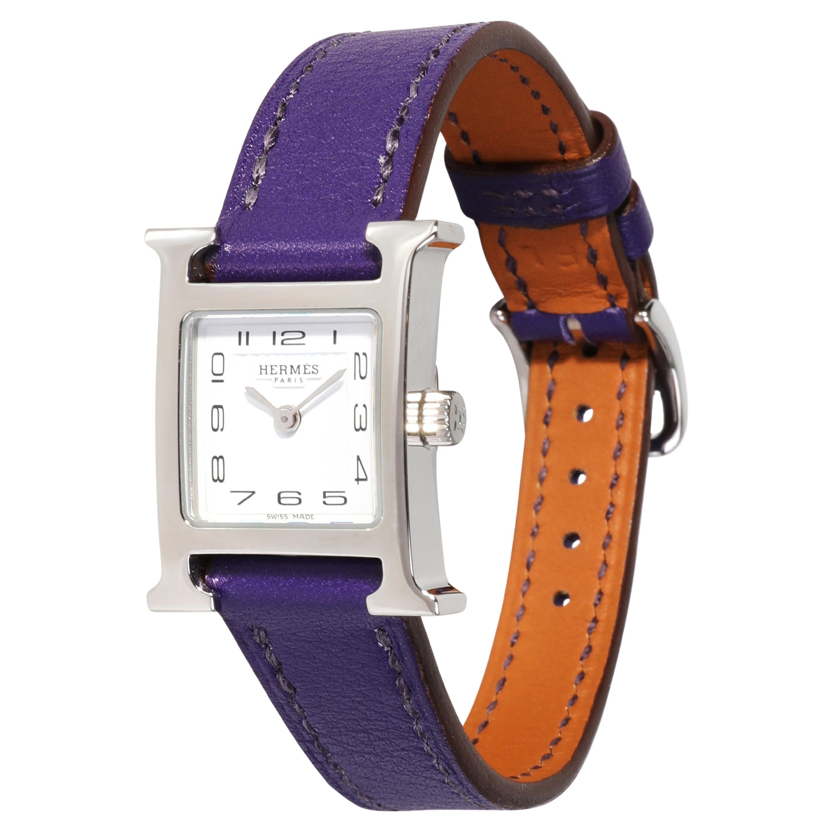 Hermès H Heure HH1.110.131.WW9K Damenuhr aus Edelstahl