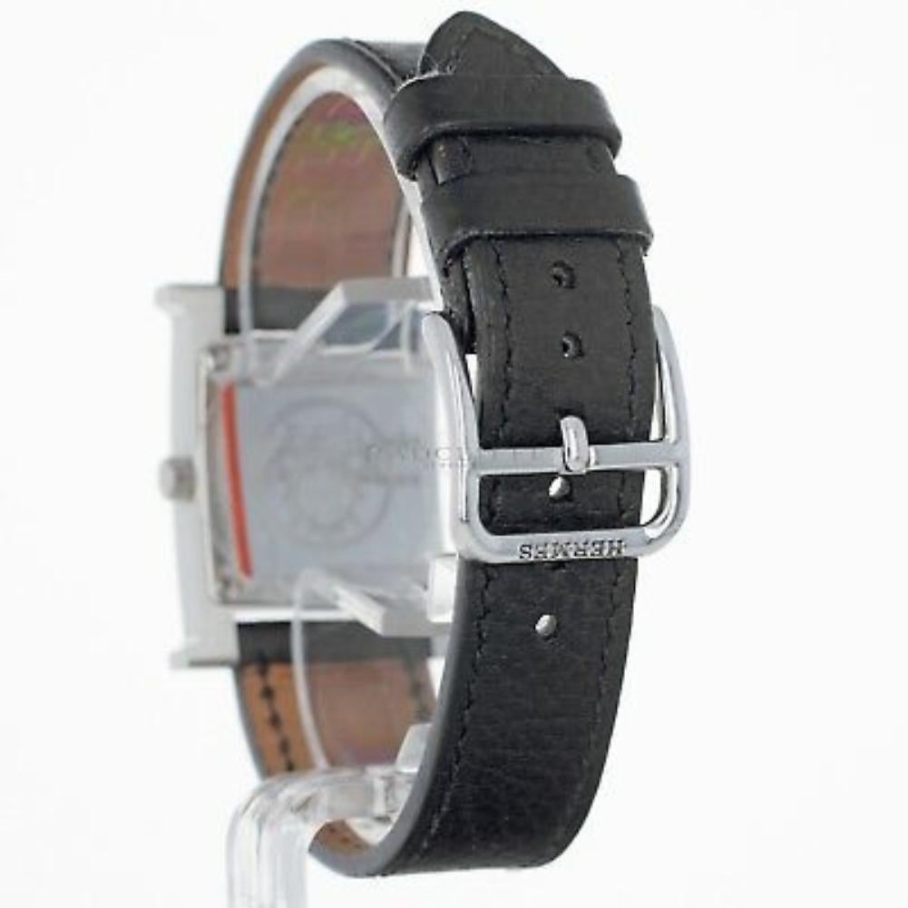 Contemporary Hermes H Hour HH1.210, Case, Certified and Warranty