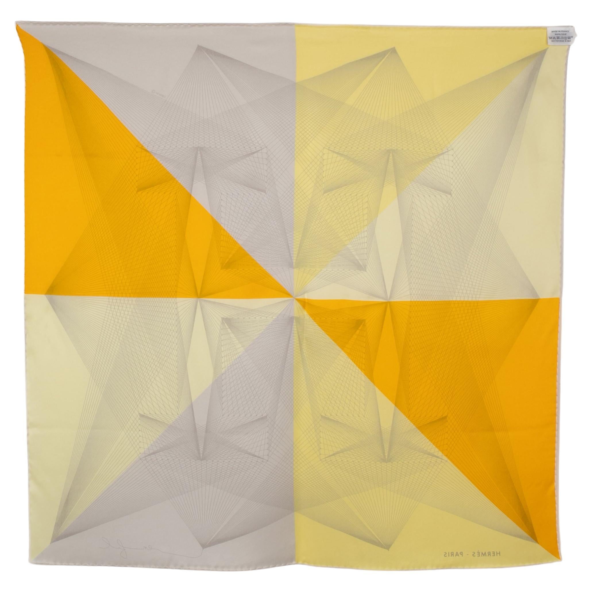 HERMÈS - (Made in France) Silk scarf with the 'H in thread' design by Bali Barret, created in 2006.

Condition:
Very good condition

Dimensions:
70 cm x 70 cm

SKU:FFH43

Chanel - Lagerfeld
Karl Lagerfeld joined Chanel in 1983, bringing a new energy