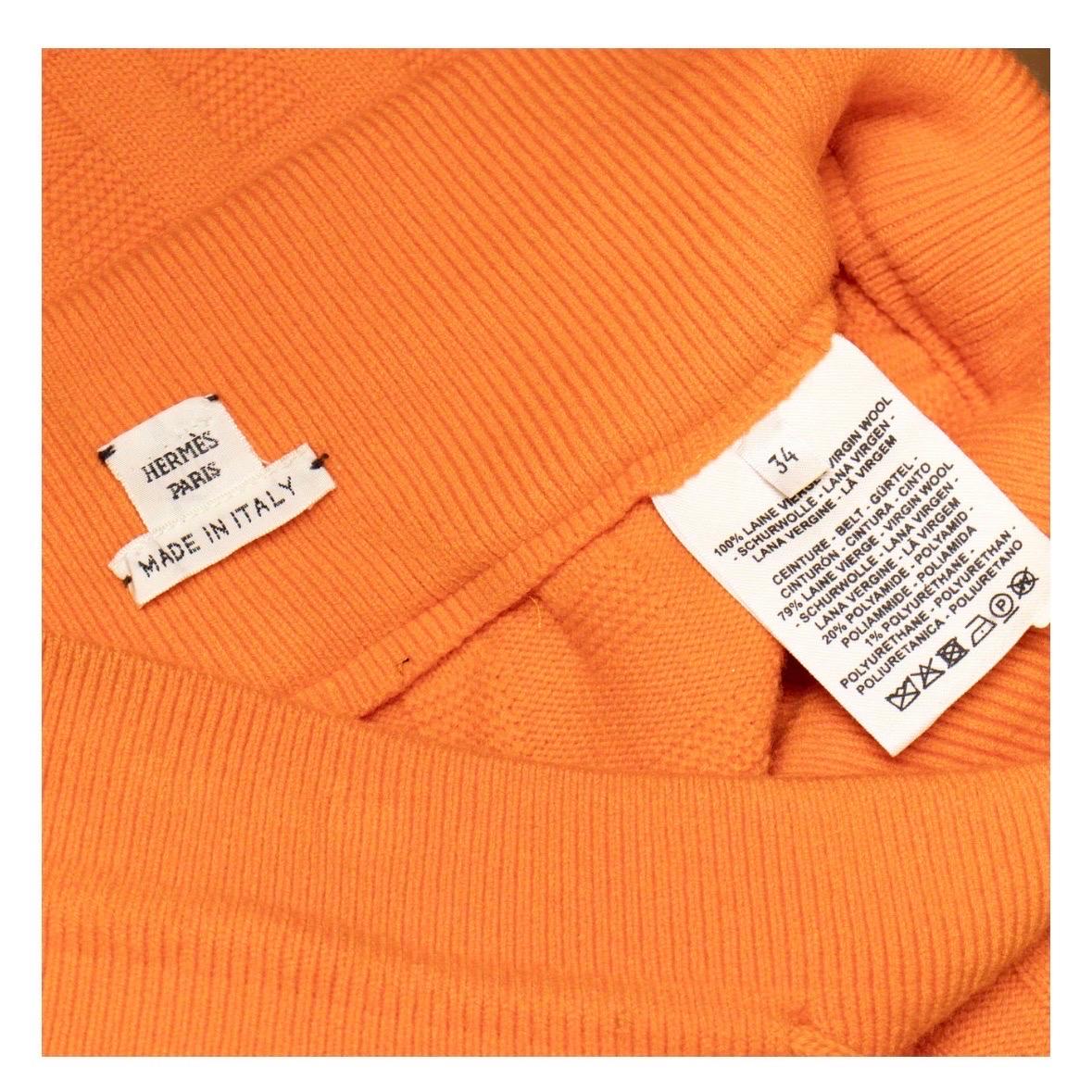 Hermès “H” Orange Terre Battue 2-Piece Set 1