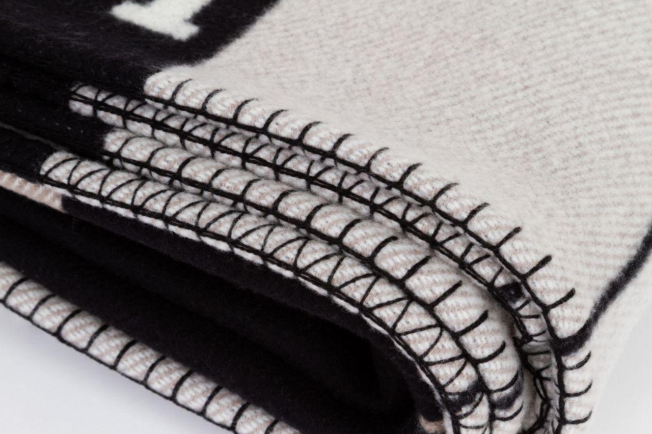 Hermès H Throw Blanket Wool and Cashmere NEW im Angebot 2