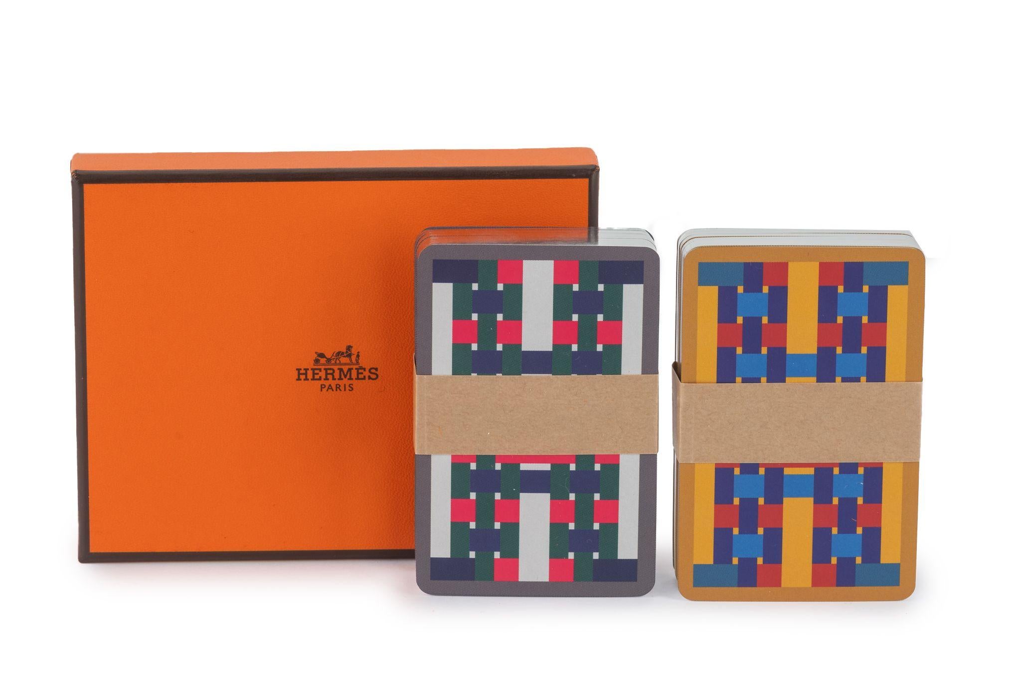 Ce set de cartes à jouer Hermès 
