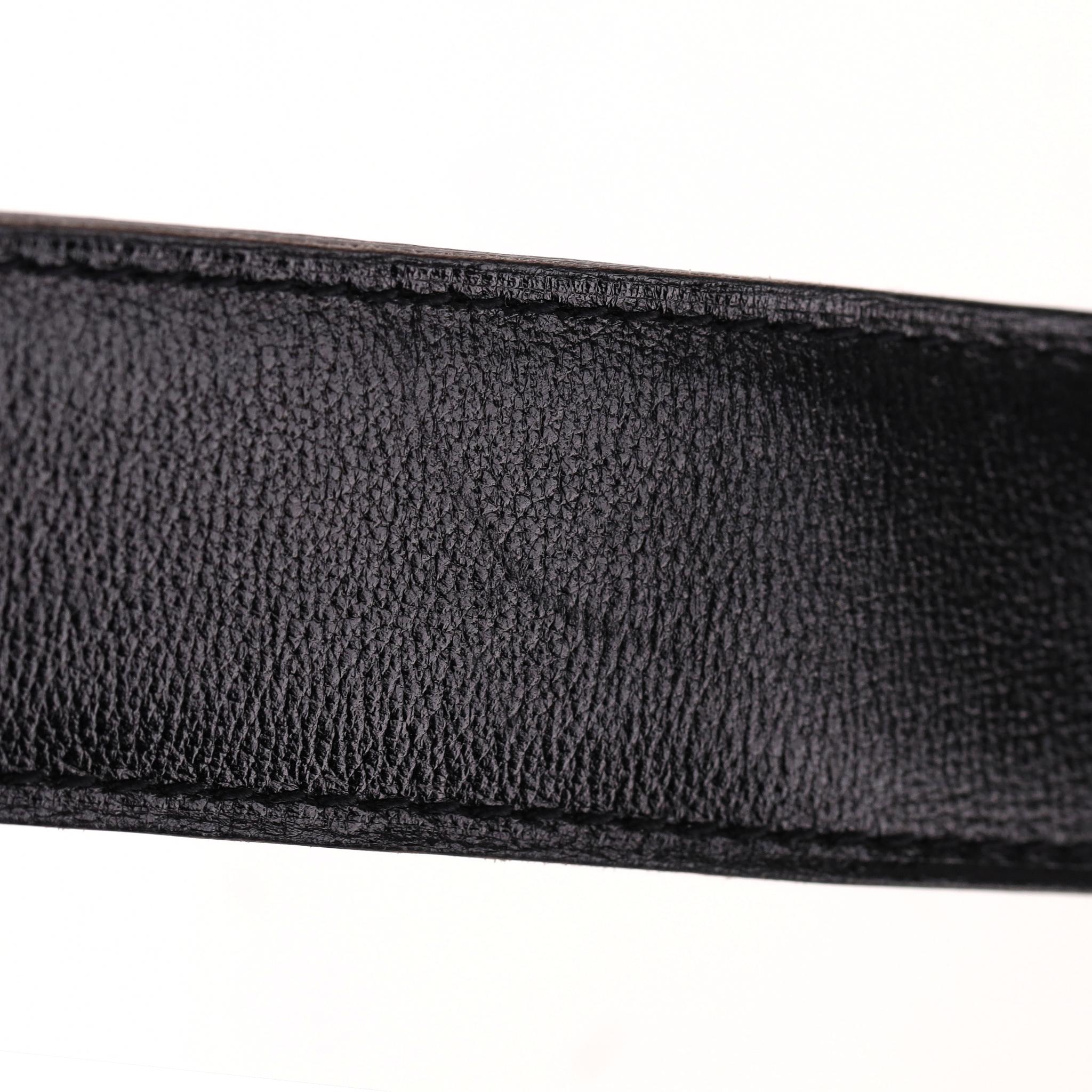 Cintura in pelle con fibbia in argento 925 di Hermes H. H. Touareg in vendita 3