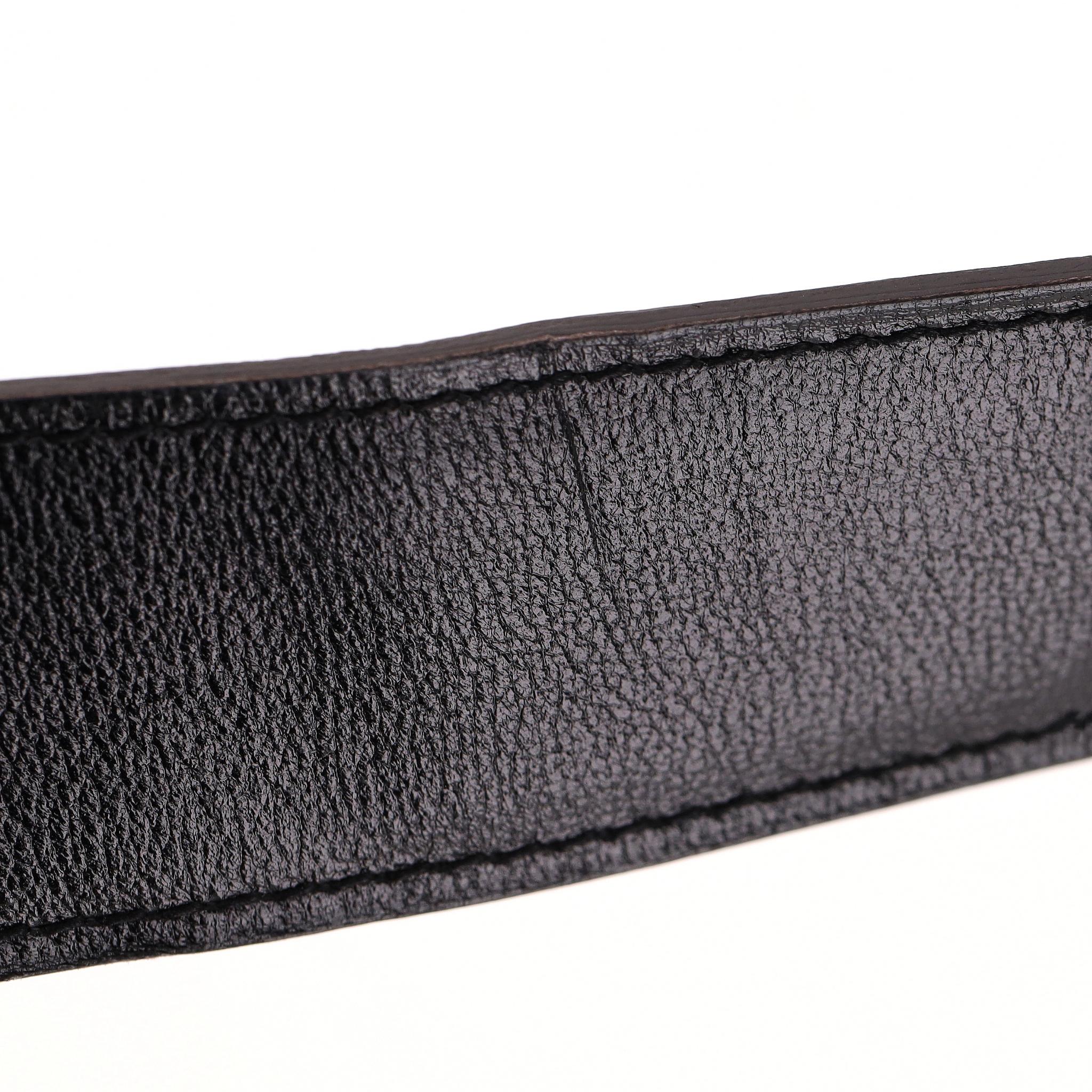 Cintura in pelle con fibbia in argento 925 di Hermes H. H. Touareg in vendita 4