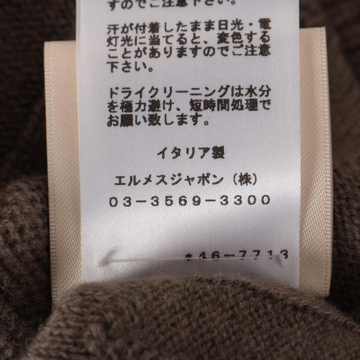 Hermès H Wool Knit Brown For Sale 2