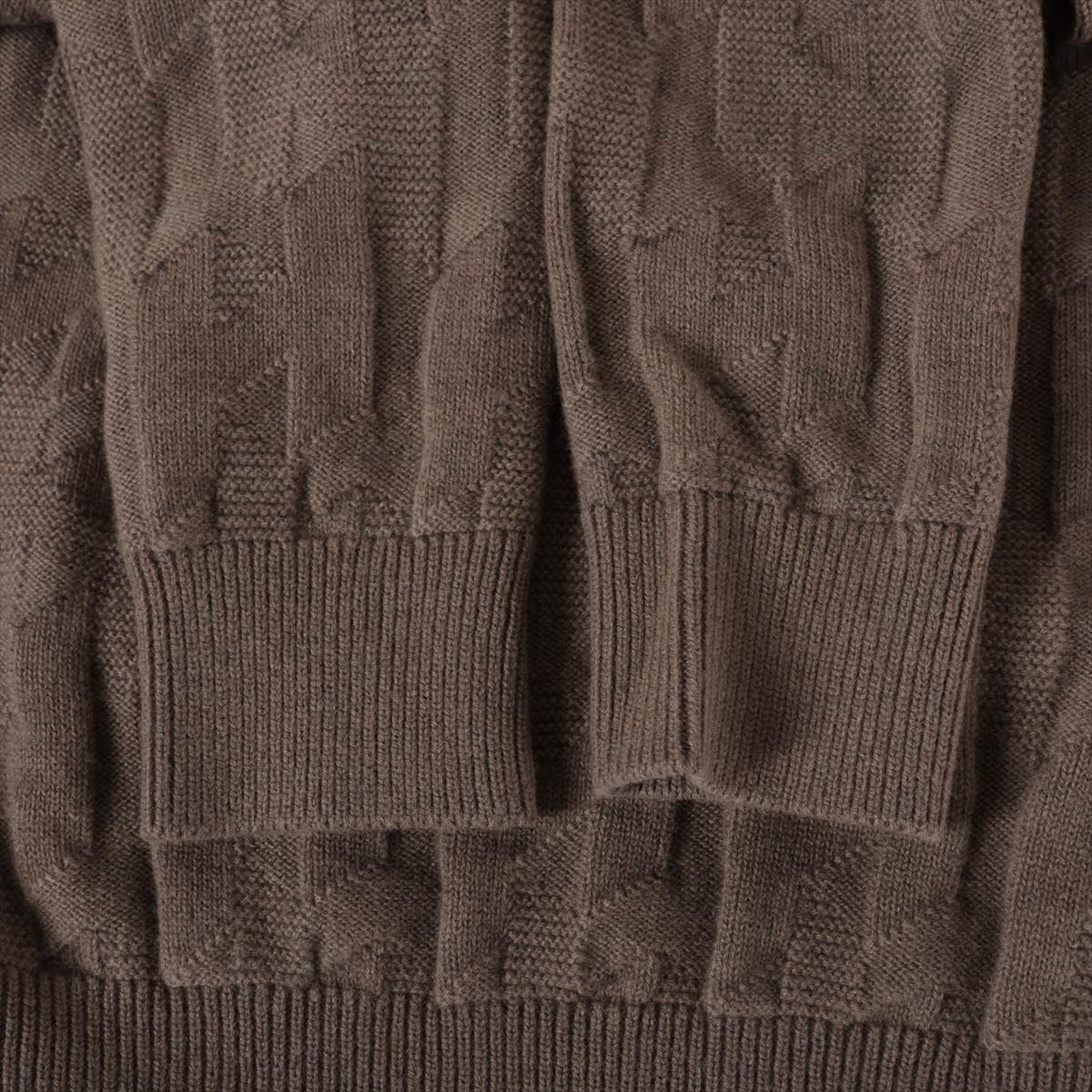 Hermès H Wool Knit Brown For Sale 3