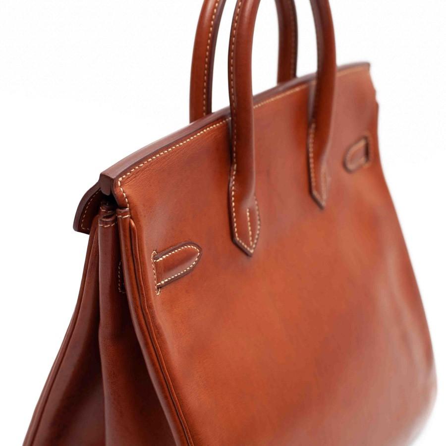 Donna Borsa HERMES HAC 32 in pelle Barénia oro