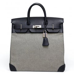 Hermès HAC 40 Canvas and leather from 2023