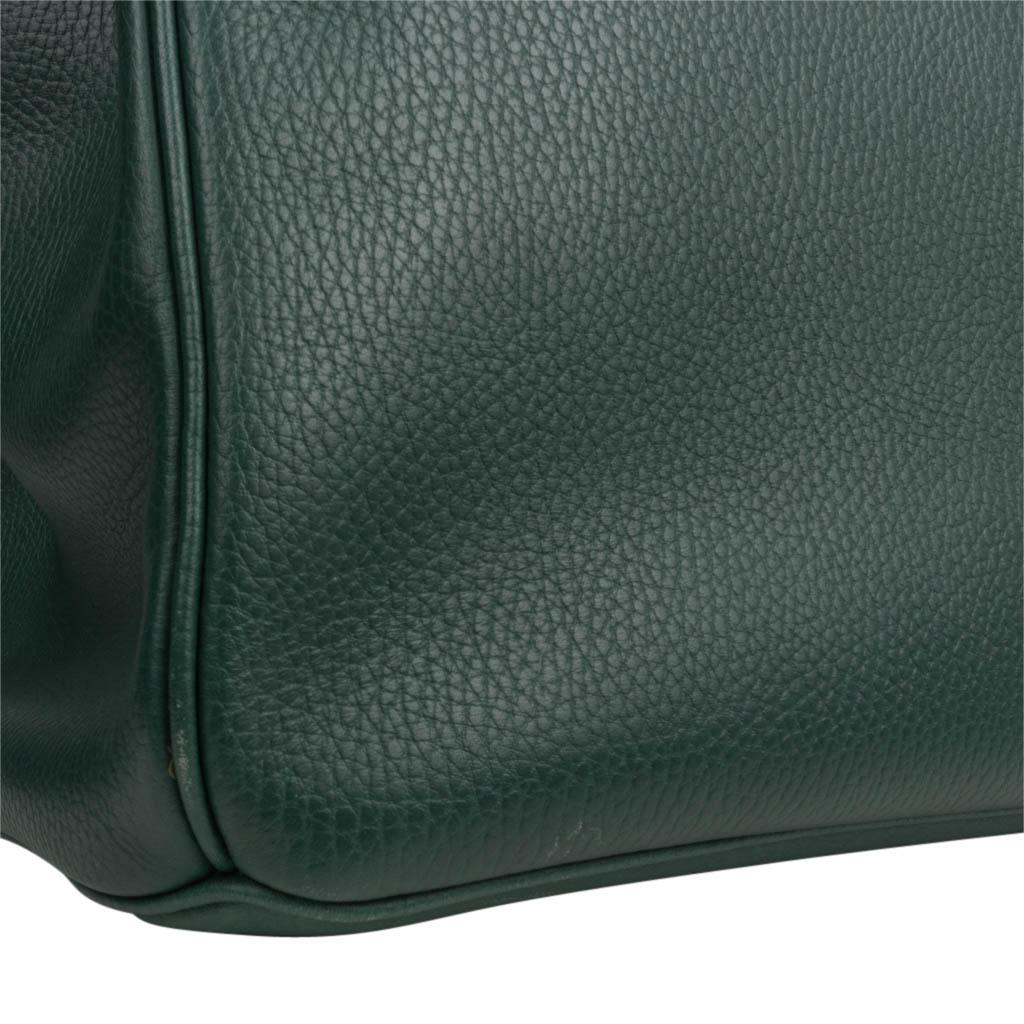 Hermes Hac 45 Vert Clair Brass Hardware Ardennes Leather 4