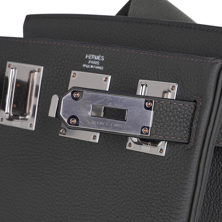 Hermès Hermès Hac a Dos 26 Togo Leather Backpack-Vert de Gris Silver  Hardware (Backpacks)