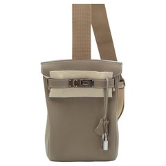 Hermes HAC A Dos PM Etoupe Togo avec Palladium Hardware