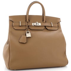 Hermes HAC Birkin Bag Alezan Togo with Palladium Hardware 40
