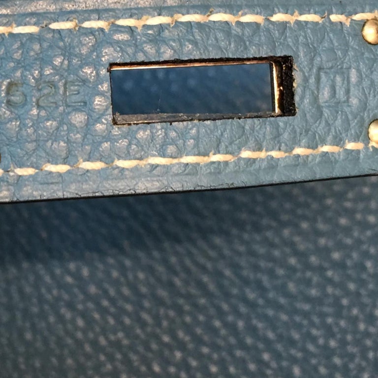 Hermès Birkin 25 Bleu Lin/Beige de Weimer Togo Palladium Hardware U 2023 -  Luxury Shopping