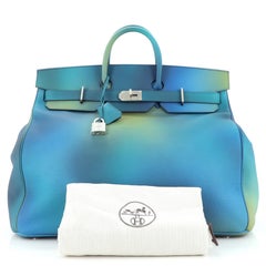 Hermes HAC Birkin Bag Cosmos Togo with Brushed Palladium Hardware 50