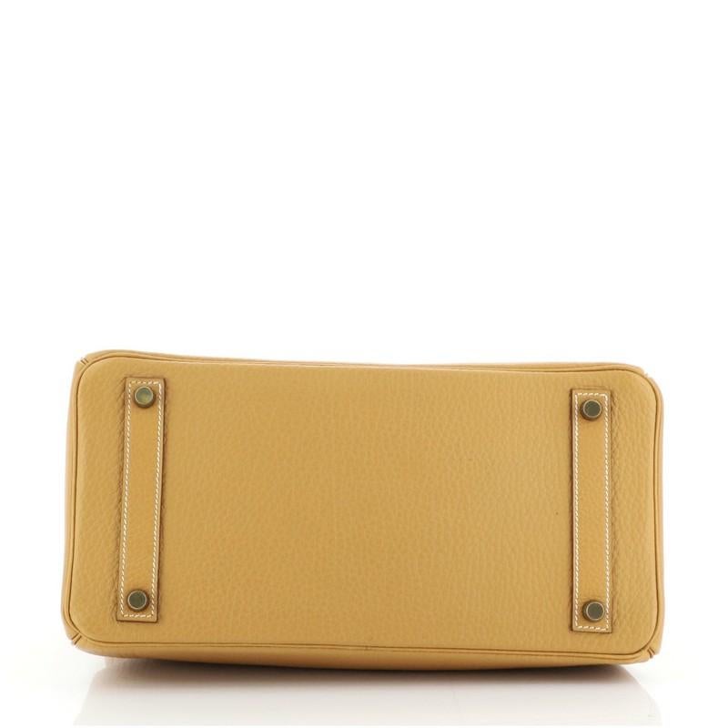 Hermes HAC Birkin Tasche natürlichen Zobel Fjord mit Gold Hardware 32 für Damen oder Herren