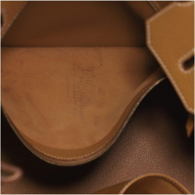 Hermes HAC Birkin Tasche natürlichen Zobel Fjord mit Gold Hardware 32 4