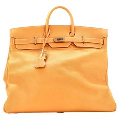 Hermès Limited Edition HAC Birkin 50 'Endless Road' PHW For Sale at 1stDibs