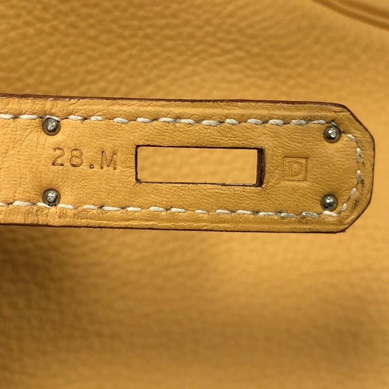 Hermes HAC Birkin Bag Natural Sable Togo with Brushed Palladium Hardware 32 4
