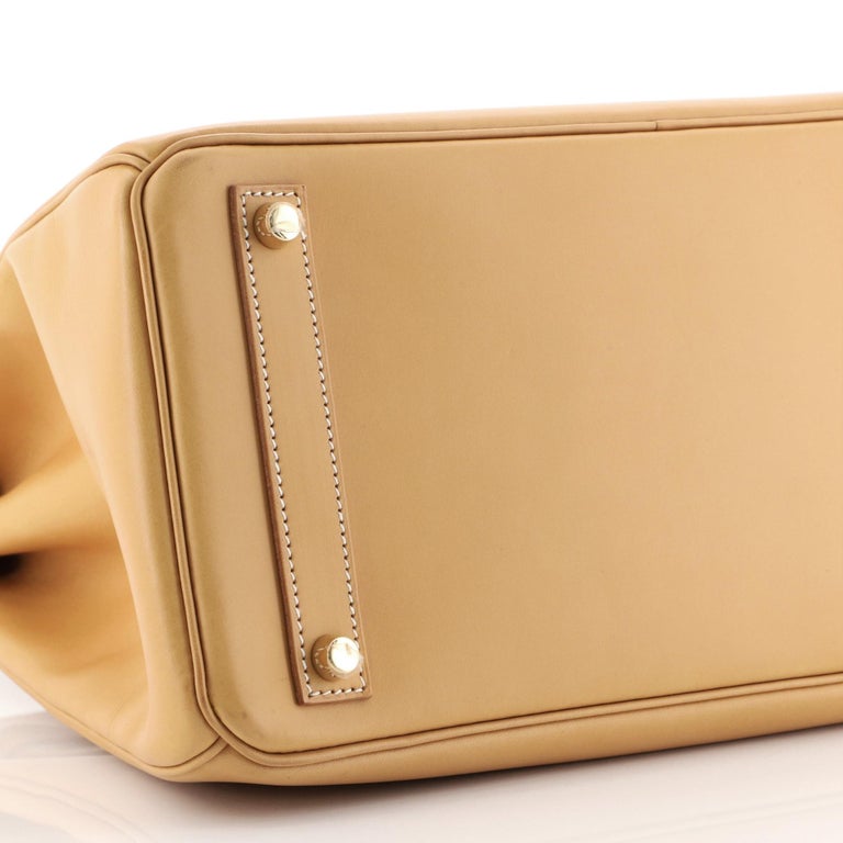Hermes Hac Birkin Bag Natural Vache Natural With Gold Hardware 32 At 1stdibs