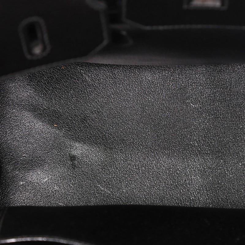 Women's or Men's Hermes HAC Birkin Bag Noir Ardennes with Gold Hardware 32