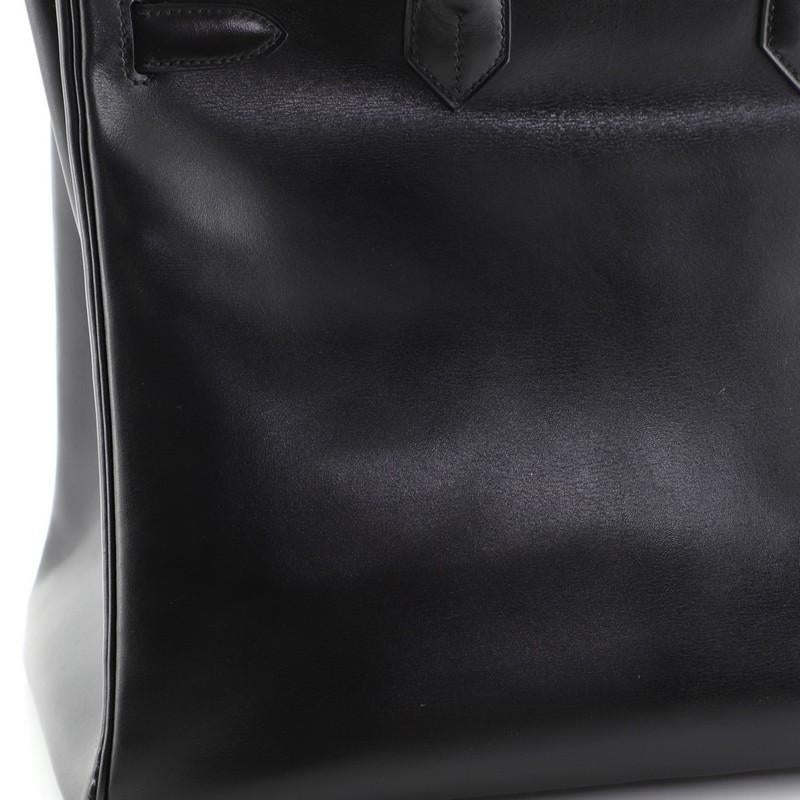 Hermes HAC Birkin Bag Noir Box Calf with Gold Hardware 32 4