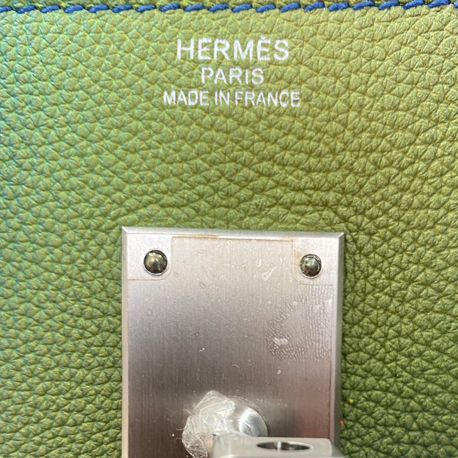 Hermes Hac Cosmos 50cm Togo Leather Brushed Palladium Hardware 5
