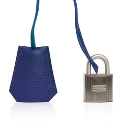 Hermes Hac Cosmos Birkin 40 Bag Blue Nuit / Violet Limited Edition