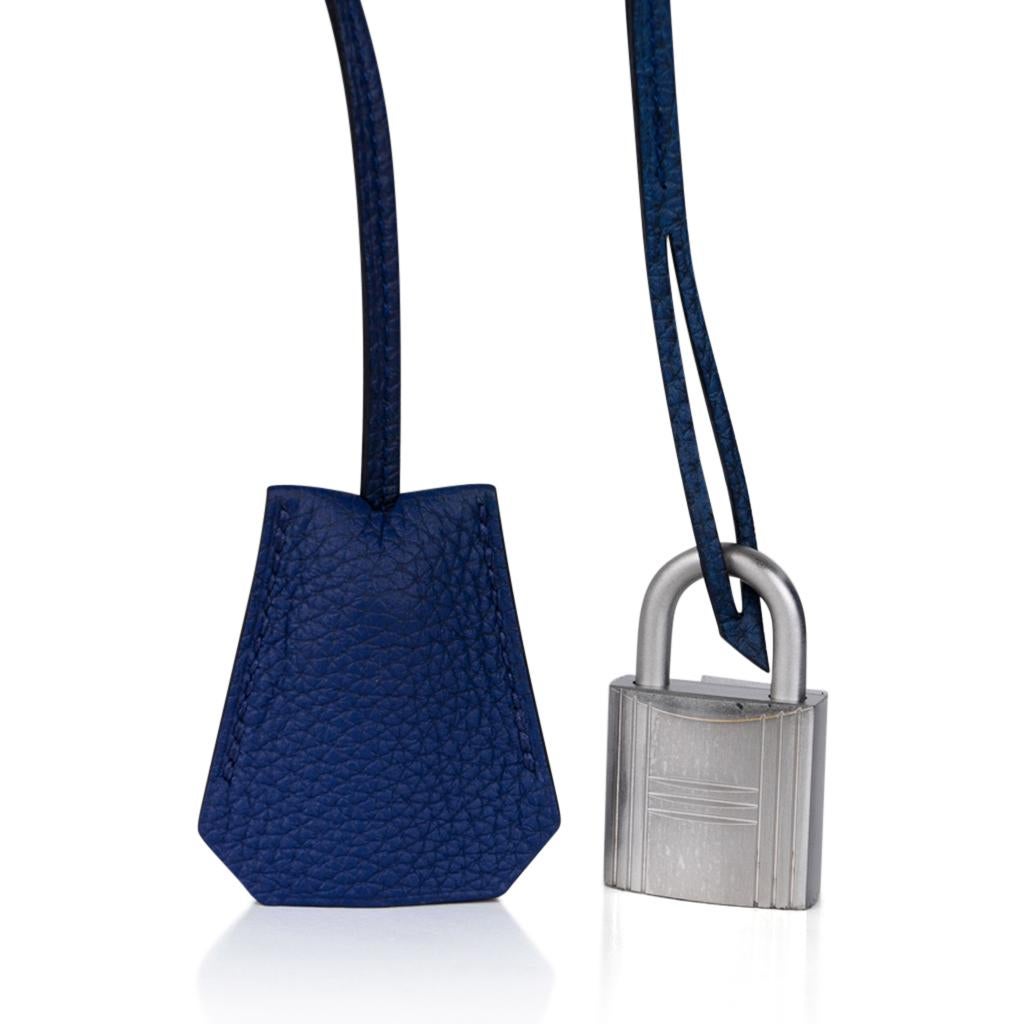 Hermes Hac Cosmos Birkin 50 Bag Blue Nuit / Violet Limited Edition at ...