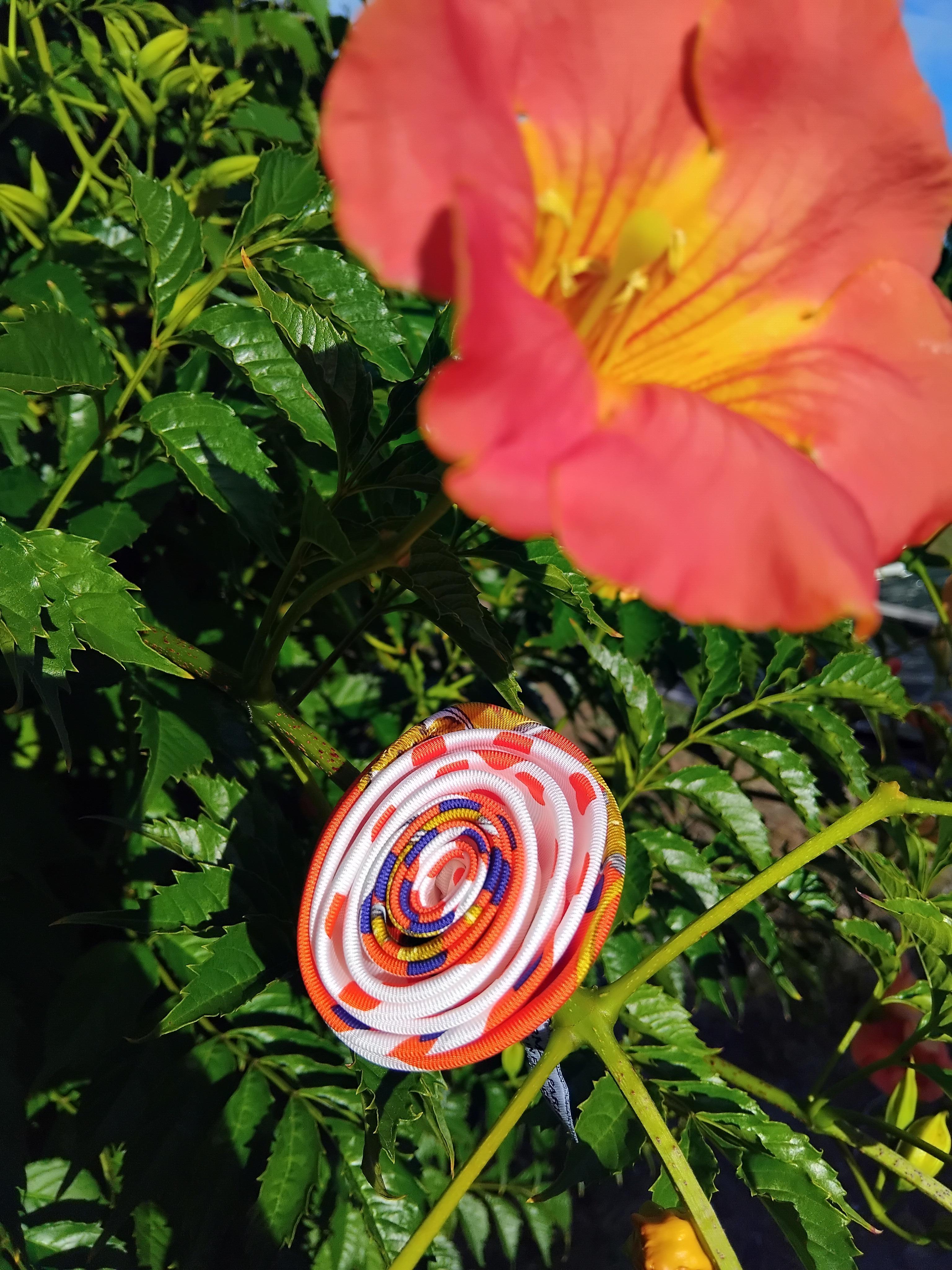 Hermès Hair Clip Frida Flower in Silk Hat Clip Brooch Brides de Gala Love en vente 15