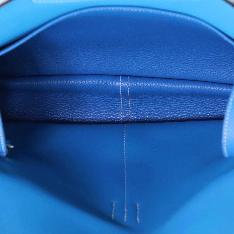 Hermes Halzan Bag Clemence 31 In Good Condition In NY, NY