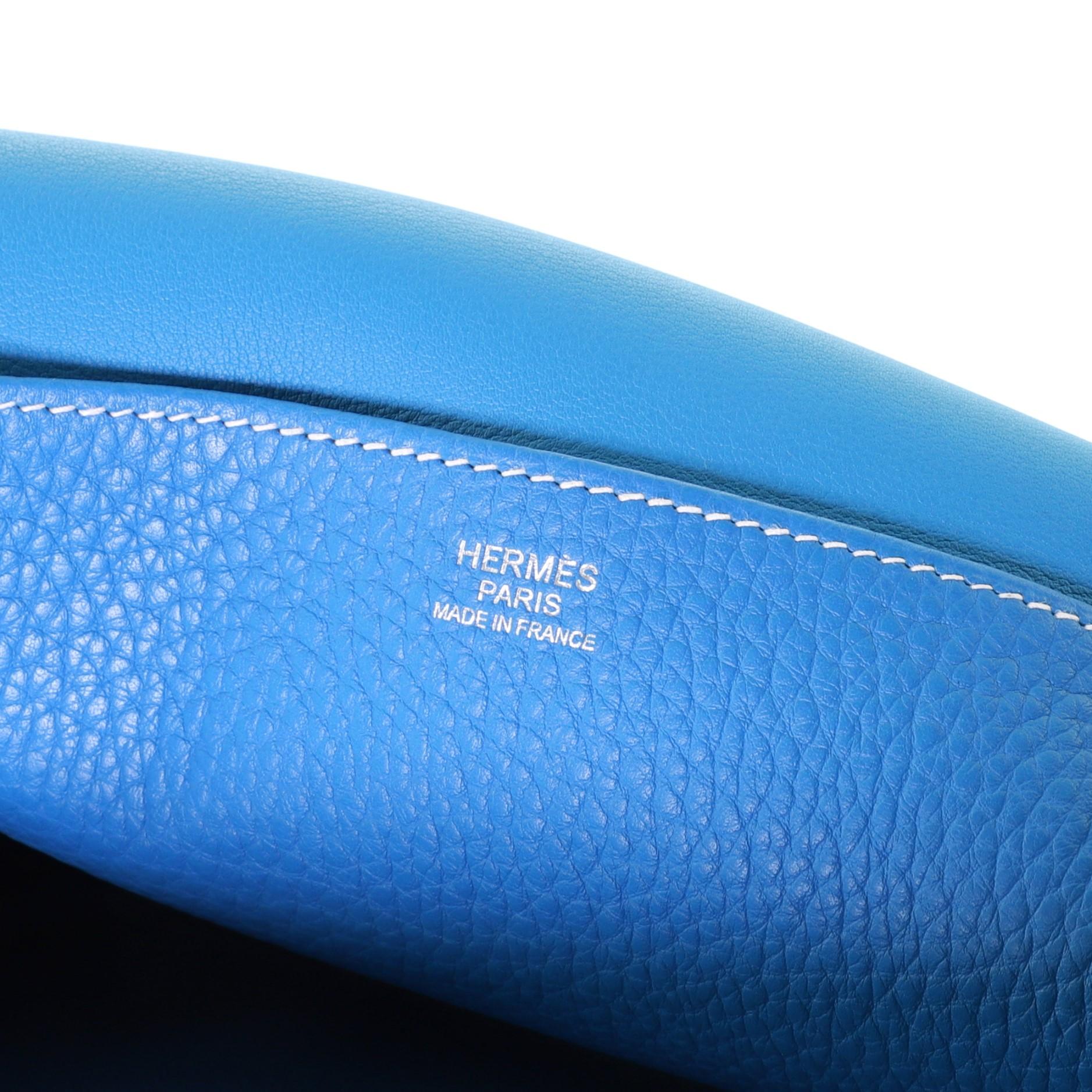 Hermes Halzan Bag Clemence 31 In Good Condition In NY, NY