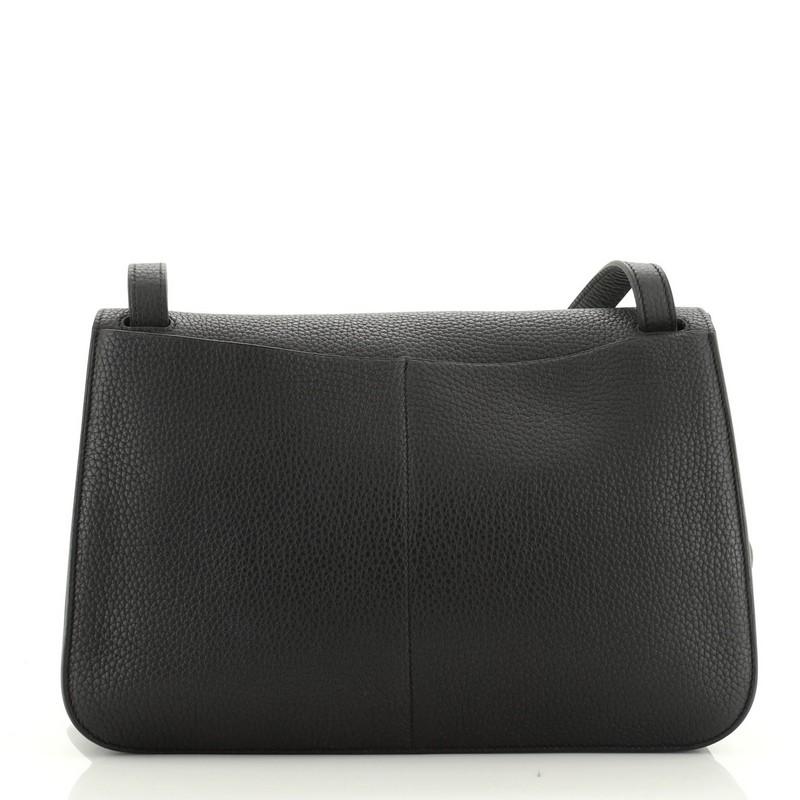 Black Hermes Halzan Handbag Clemence 31