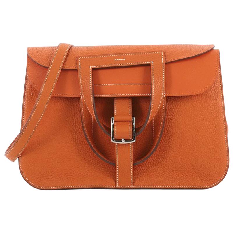 Hermes Halzan Handbag Clemence 31