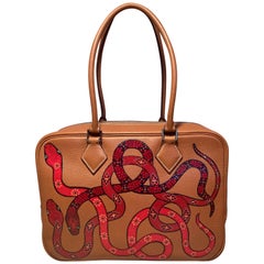 Hermes Hand Painted Snakes Plume 28 