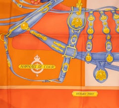 Hermès "Harnais de Cour" 90cm Silk Scarf by Philippe Ledoux, 2021.