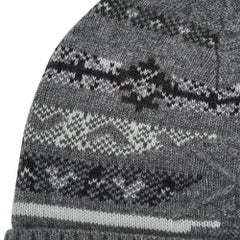 Hermes Harry Couleurs en Cours Beanie Cap Gris Acier M