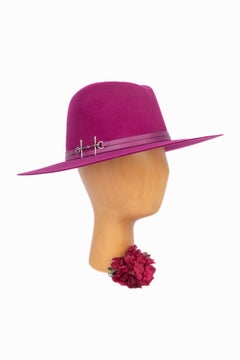 Chapeau Hermès framboise