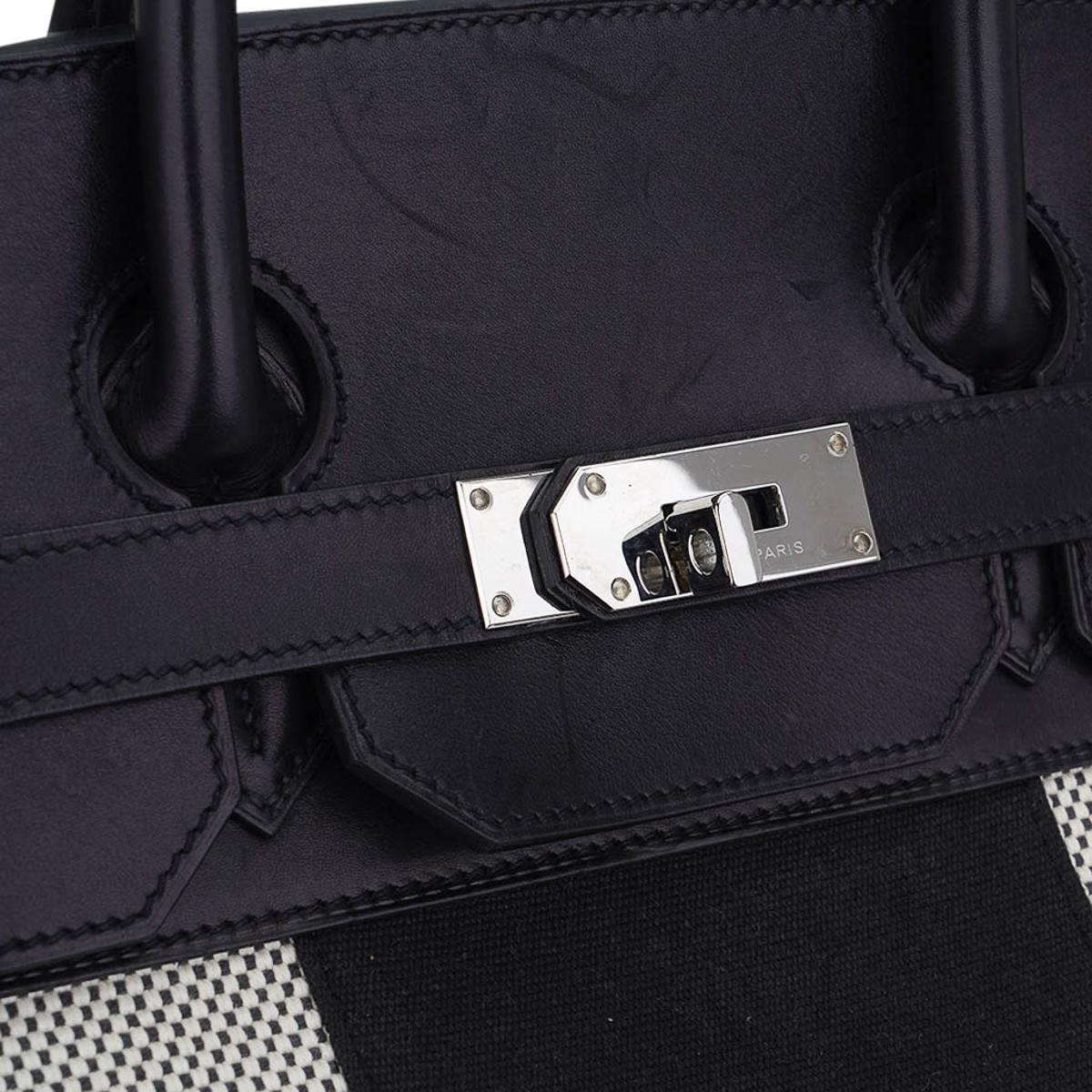 Borsa Birkin Hermes Haut a Courroies HAC 40 Flag Edizione Limitata in vendita 11