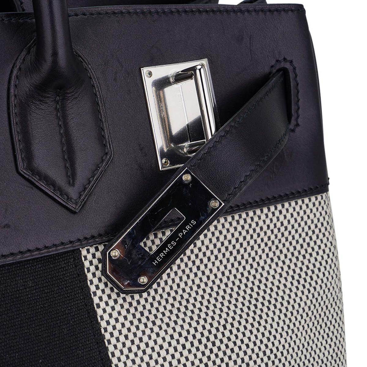 Uomo Borsa Birkin Hermes Haut a Courroies HAC 40 Flag Edizione Limitata in vendita