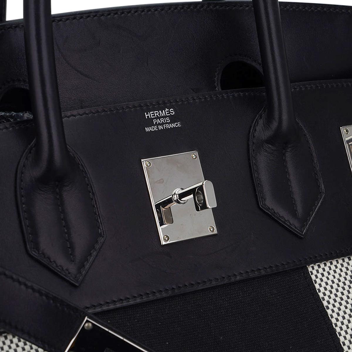 Borsa Birkin Hermes Haut a Courroies HAC 40 Flag Edizione Limitata in vendita 3