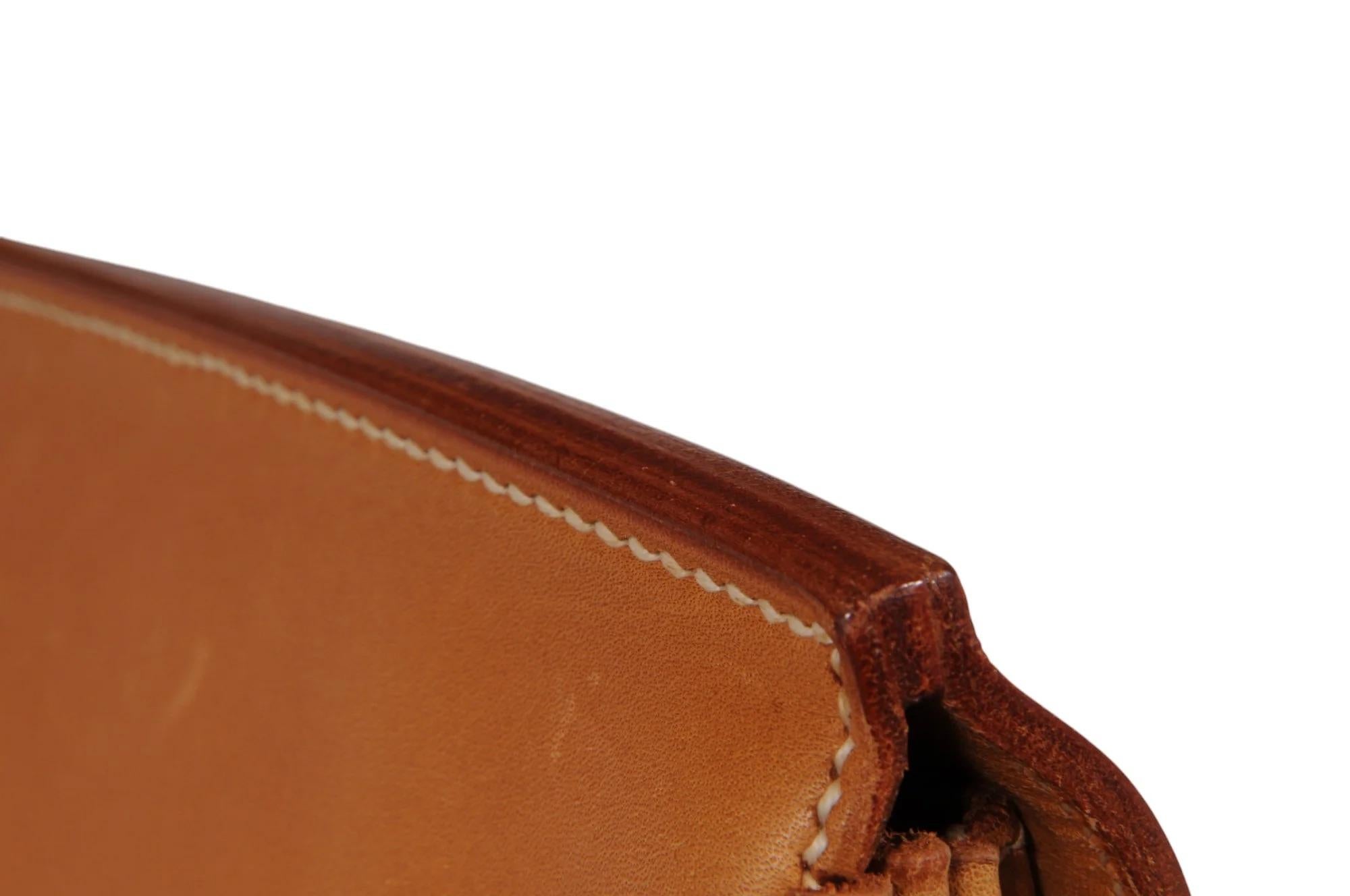 Hermes Haut à Courroies HAC 60 Birkin Vache Natural Gold Hardware Tan Duffle 13