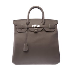 Hermès Haut a Courroies Handbag Grey