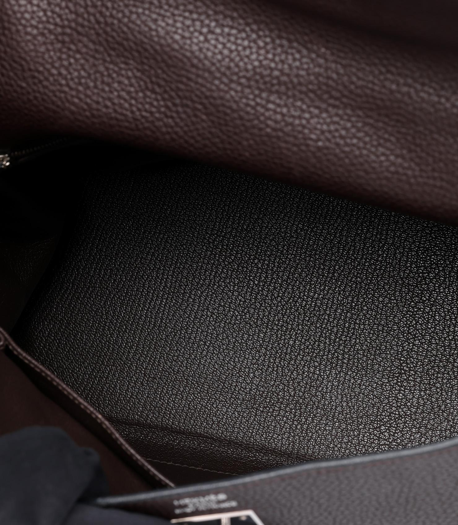 Hermès Havane Fjord Leather Kelly 40cm Retourne 5