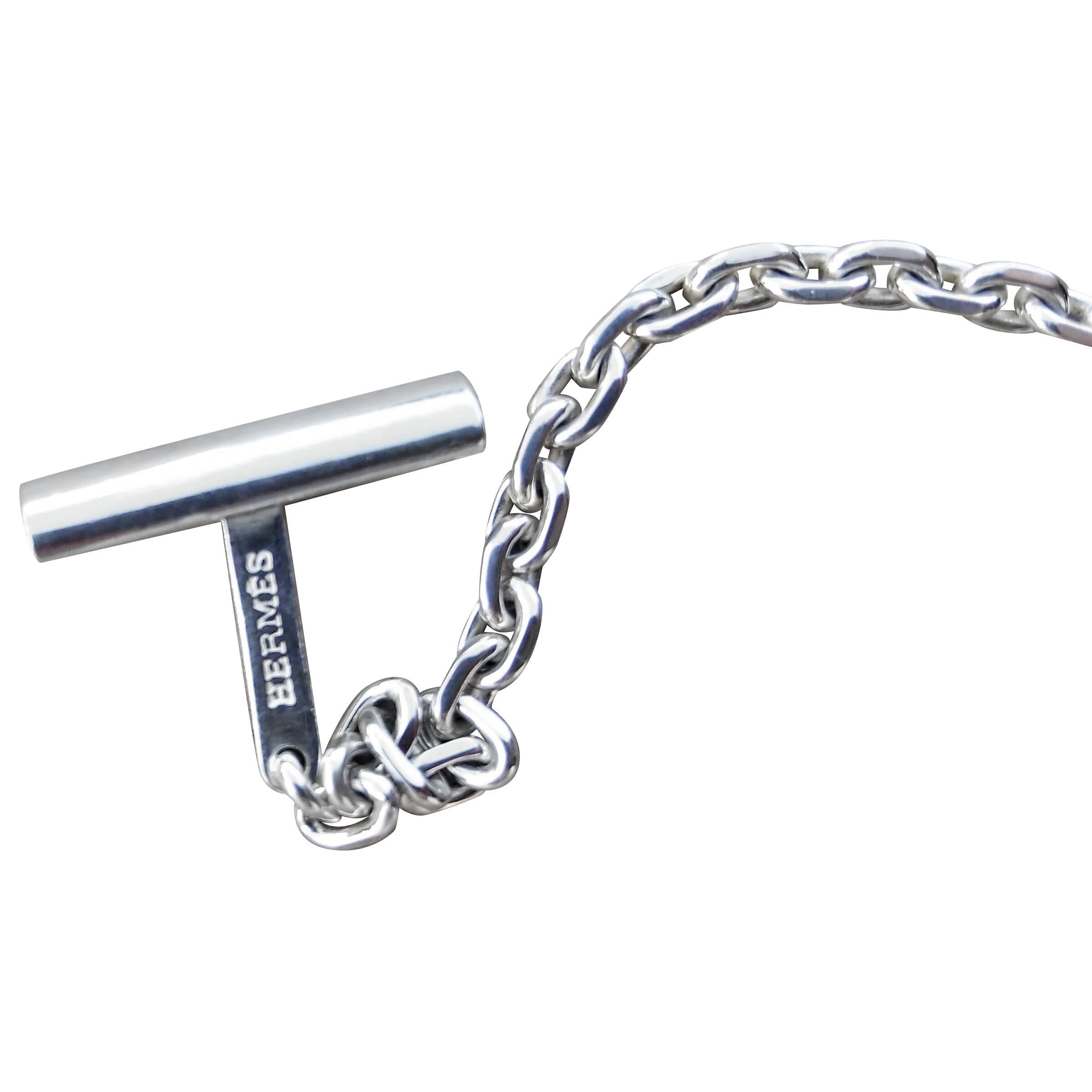 Hermès Herz Silber Schlüsselanhänger Charme für Kelly Birkin im Angebot 12