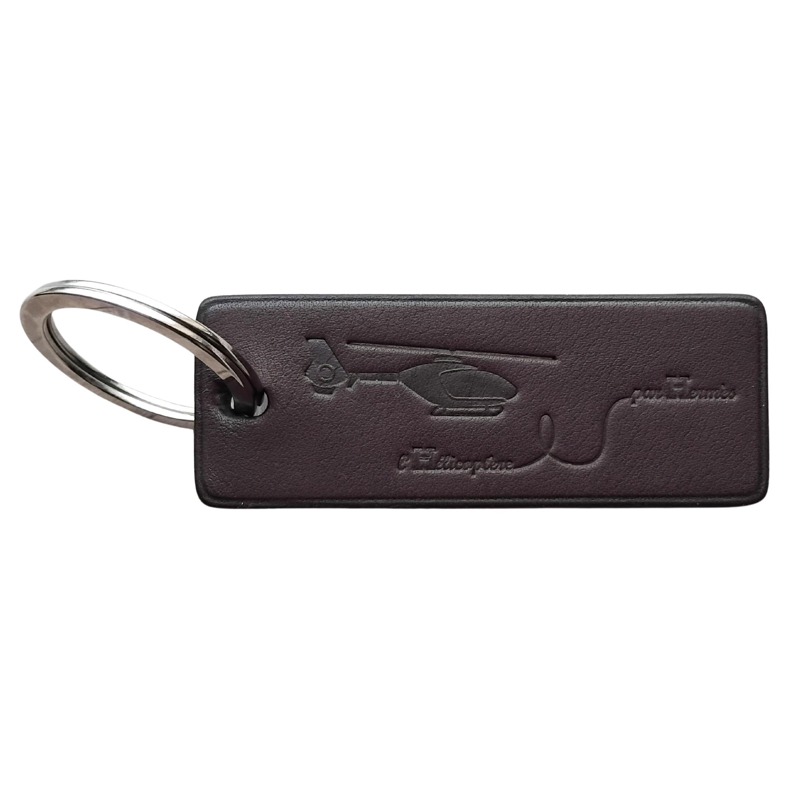 Hermès Helicopter Key Ring Leather for Eurocopter For Sale